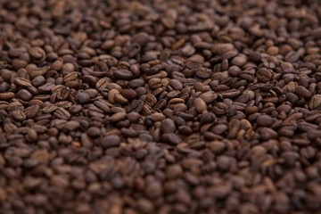 Roasted coffee beans