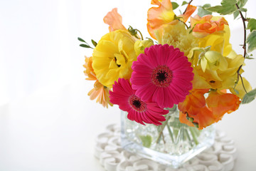 ガーベラのアレンジメント