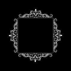 Vintage baroque frame