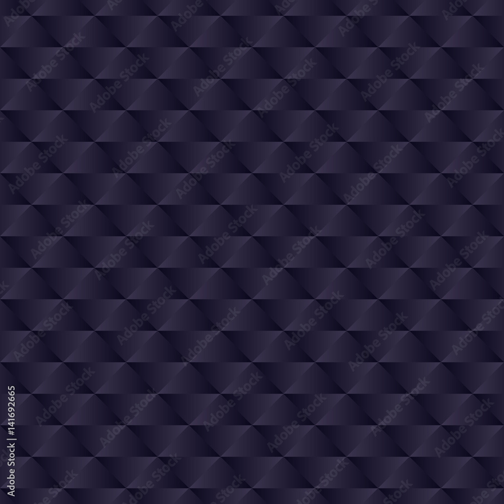 Poster seamless geometric vector pattern with shapes overlaping each other in rows, 3d effect vector backgr