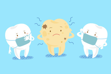 tooth with decay problem