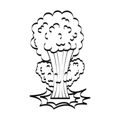 explosive expresion comic pop art vector illustration design