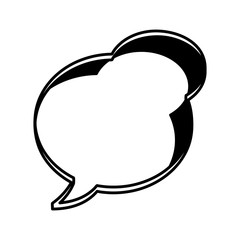 speech bubble pop art style vector illustration design