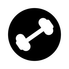 weight lifting equipment icon vector illustration design