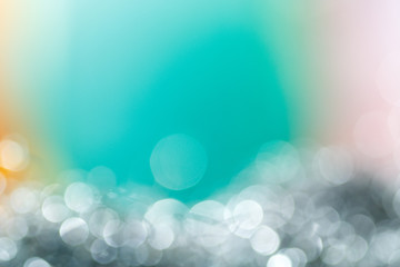 Light bokeh on colorful background