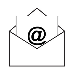 email icon isolated vector