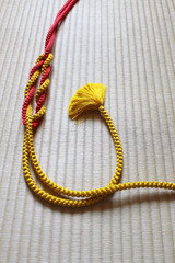 ２本の組紐（編む）