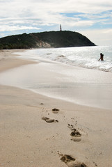 Vista en la playa