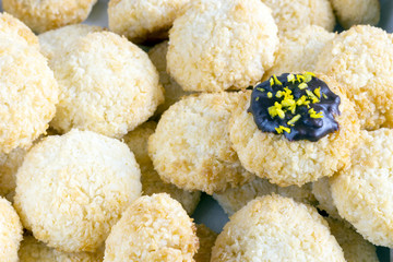 Homemade coconut macaroons