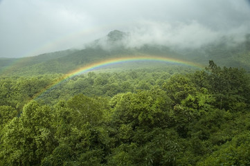 Rainbow, Campbell Overlook, Great Smoky Mountains NP