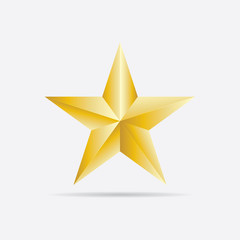 Obraz premium Gold Star Vector