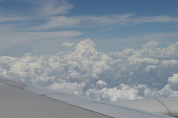 Fototapeta na wymiar background of clear blue sky, skyscape, cloudscape