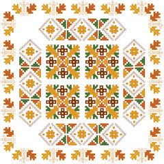 Bright orange pattern