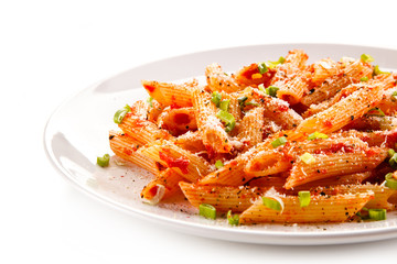 Pasta with tomato sauce