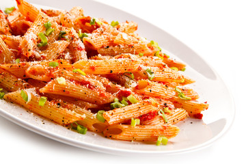 Pasta with tomato sauce