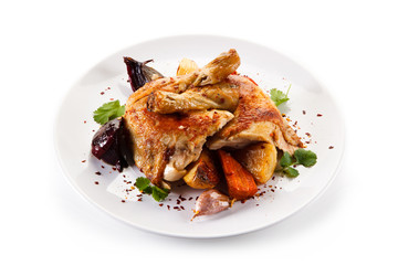 Grilled chicken legs