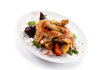 Grilled chicken legs