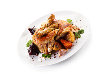 Grilled chicken legs