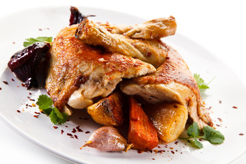 Grilled chicken legs