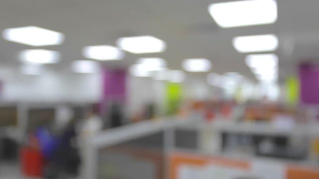 De-focus and blurred office center call