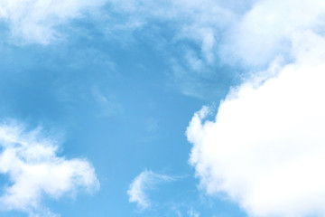 blue sky with cloud