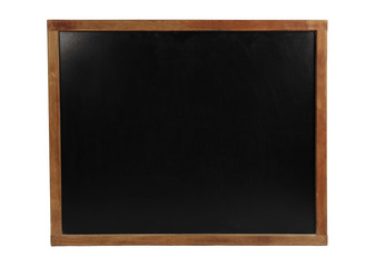 School blackboard on white background