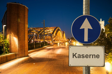 Schild 189 - Kaserne