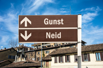 Naklejka premium Schild 230 - Gunst