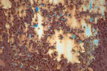 Old rusty metal surface