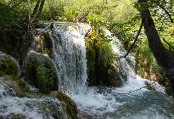 Breathtaking view in the Plitvice Lakes National Park .Croatia