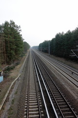 Fototapeta na wymiar Bahnlinie