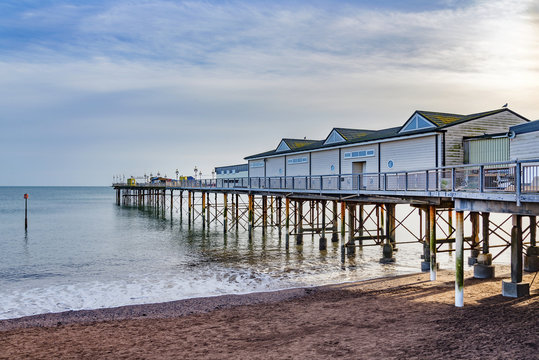 Teignmouth Pier, South Devon, England
