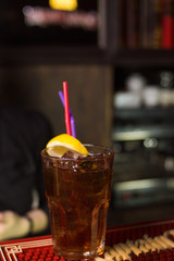 alcoholic brown cocktail