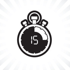 fifth teen minute stop watch countdown