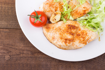 Turkey breast with chili pepper