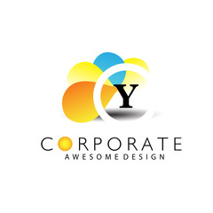 Y Letter Logo Design.Sign.Symbol.Typography
