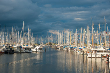 Yachthafen in Heiligenhafen