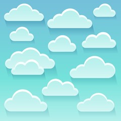 Stylized clouds theme image 6