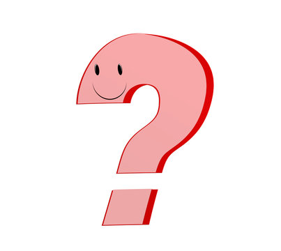 Punto interrogativo con faccina