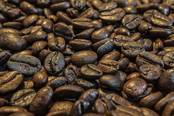 coffee beans closeup image 