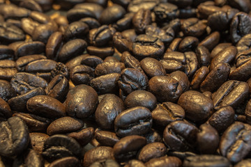 coffee beans closeup image 