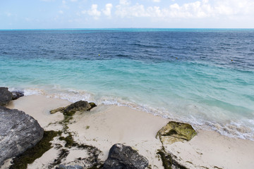 Fototapeta na wymiar Coast on the Caribbean ocean.