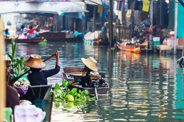 Poster Im Rahmen Floating market © Galyna Andrushko