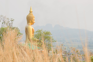 Buddha over mountauns