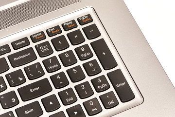 Obraz premium Laptop keyboard