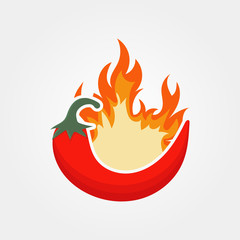 pepper flame vector