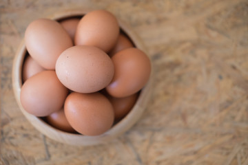 Close up of eggs