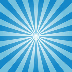 sunburst background blue color vector