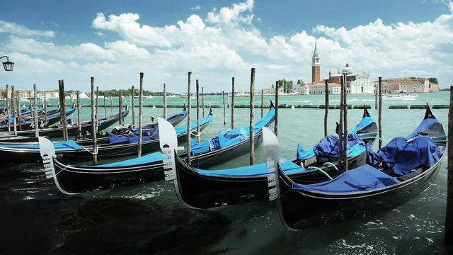 San Giorgio Maggiore island from San Marco square in Venice, Italy