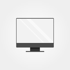 computer flat vector